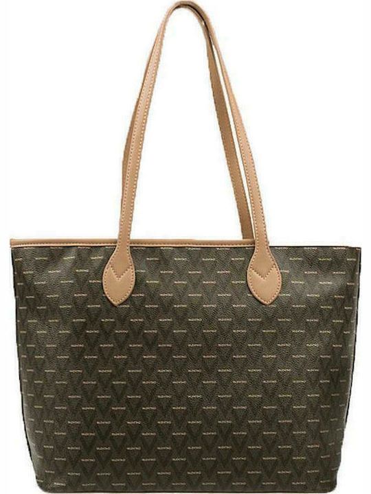 Γυναικεία Τσάντα Shopper Ώμου Καφέ