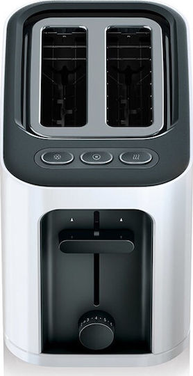 Braun HT3010 Φρυγανιέρα 2 Θέσεων 1000W Λευκή