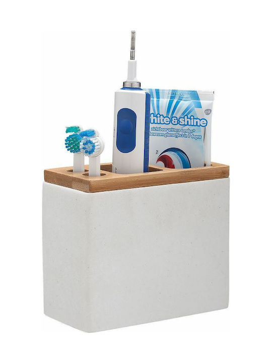Sealskin Grace Tabletop Cup Holder Bamboo White