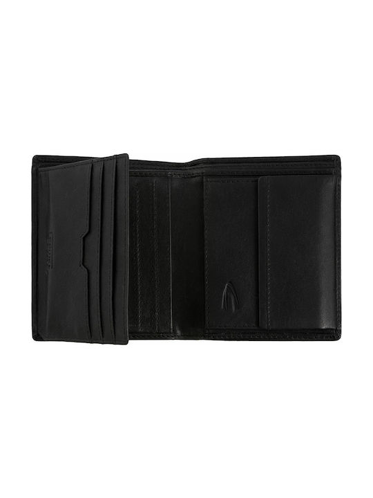 Camel Active Osaka Men's Leather Wallet Black