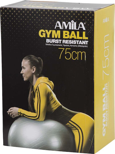 AMILA Ball Pilates 75cm , 1.80kg in Green Color