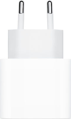 Apple Φορτιστής Χωρίς Καλώδιο με Θύρα USB-C 18W Λευκός (Power Adapter)
