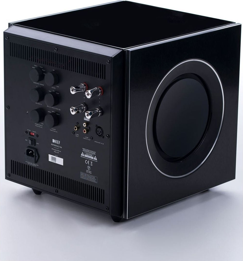 Kef Reference 8b Αυτοενισχυόμενο Subwoofer με Ηχείο 9" 500W Μαύρο