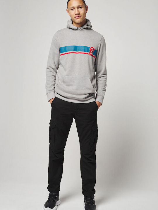 LM Sphinx Sweatshirt with Hood Silver Melee