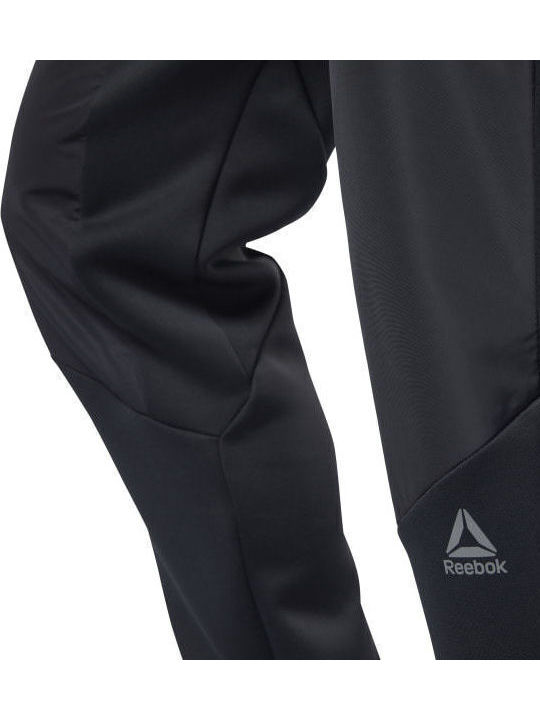 Thermowarm Sweatpants Glossy with Elastic Black