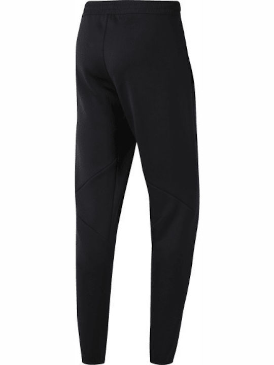 Thermowarm Sweatpants Glossy with Elastic Black