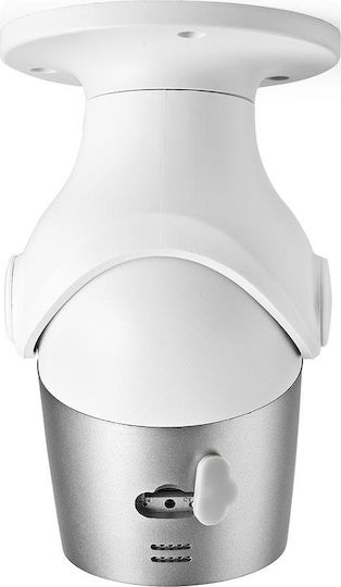 Nedis WIFICO11CWT IP Κάμερα Παρακολούθησης Wi-Fi Full HD 1080p Αδιάβροχη με Αμφίδρομη Επικοινωνία