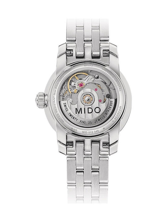 Mido Baroncelli II Brilliants Ρολόι Αυτόματο με Μεταλλικό Μπρασελέ Mido Baroncelli II Brilliants Ρολόι Αυτόματο με Μεταλλικό Μπρασελέ