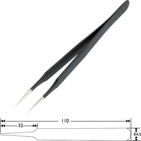 Sprotek Antistatic Straight Thin ST-T510 Tweezers for Phone Repair 1pcs ST-T510