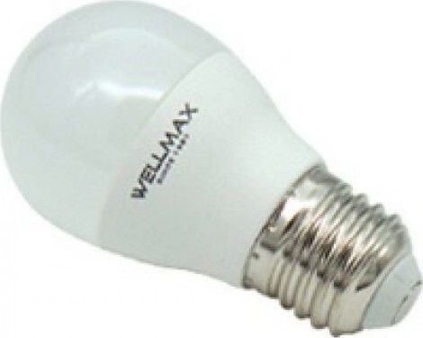 Wellmax LED Bulb 8W for Socket E27 and Shape G45 Cool White 600lm