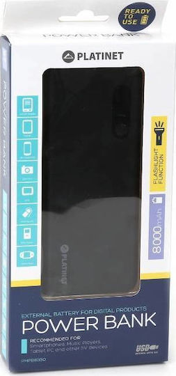 Platinet PMPB80BO Power Bank 8000mAh mit 2 USB-A Ausgangsanschlüsse Orange
