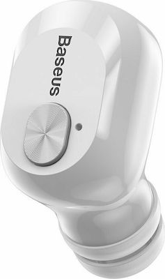 Baseus Encok A03 In-ear Bluetooth Handsfree Earphone with Charging Case White