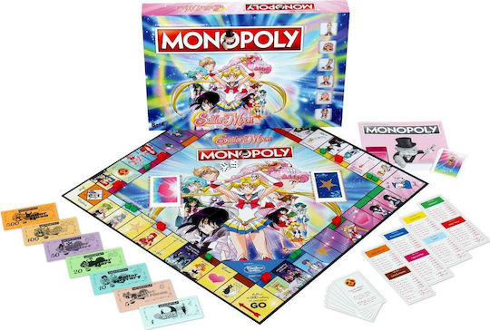 Επιτραπέζιο Παιχνίδι Sailor Moon Monopoly για 2-6 Παίκτες 8+ Ετών (EN) Winning Moves