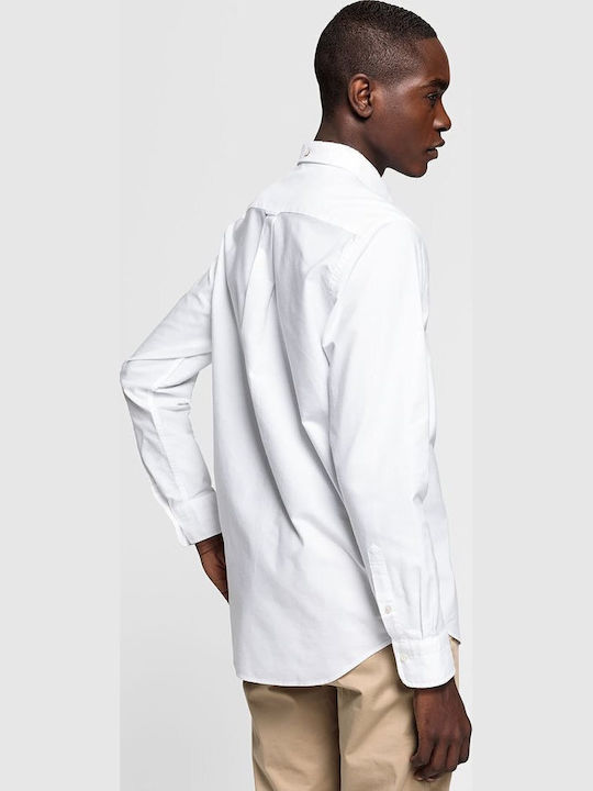 Long-sleeved Cotton Shirt White
