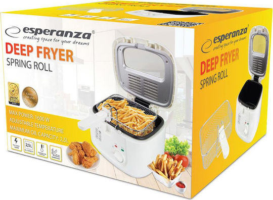 Esperanza EKG012 Deep Fryer 2.5lt White