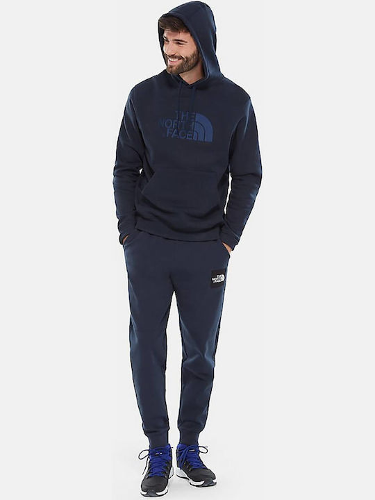 Drew Peak Sweatshirt with Hood Navy Blue