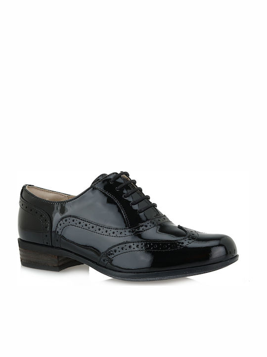 Clarks Hamble Oak Oxford-uri pentru femei în Negru Culore