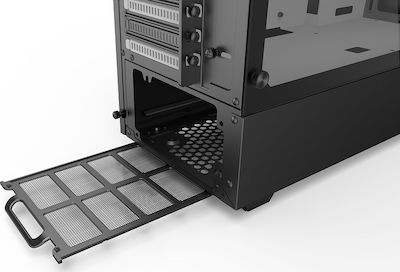 Phanteks Eclipse P350X Gaming Midi Tower Computer Case with Window Panel and RGB Lighting White