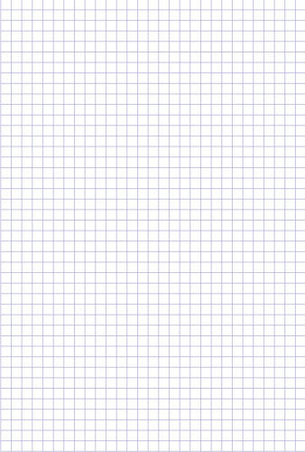Typotrust Heft Mathe (Quadratische Box) B5 50 Blätter Special Fine Blau 1Stück