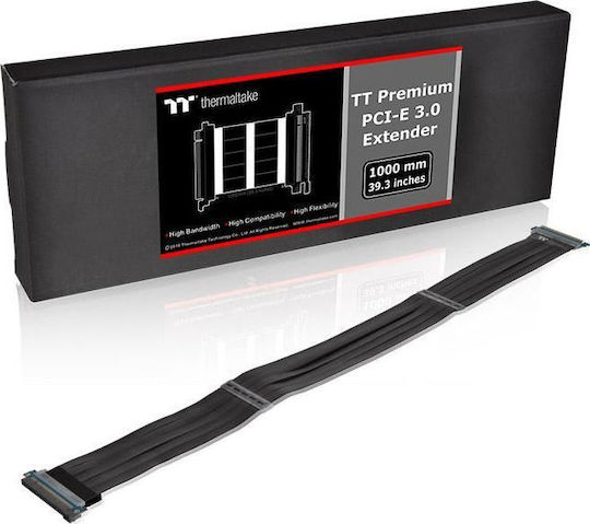 Thermaltake PCI-E 3.0 Extender 1000mm Καλώδιο Riser PCIe για GPU