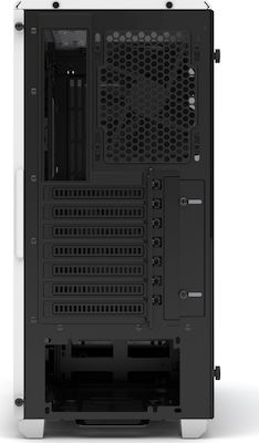 Phanteks Eclipse P400S Tempered Glass Gaming Midi Tower Κουτί Υπολογιστή με Πλαϊνό Παράθυρο και RGB Φωτισμό Λευκό