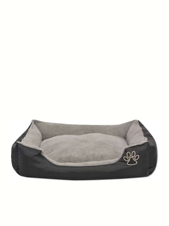 vidaXL Dog Sofa Sofa Dog Bed Black 90x70cm 170422