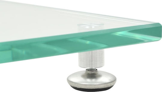 vidaXL Speaker Stands in Silver Color