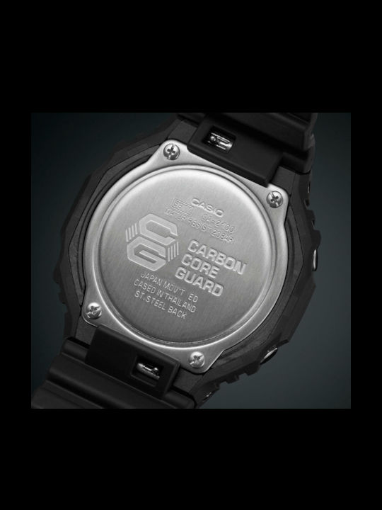 Casio G-Shock Analog/Digital Men's Watch 49mm Chronograph Battery with Black Rubber Strap