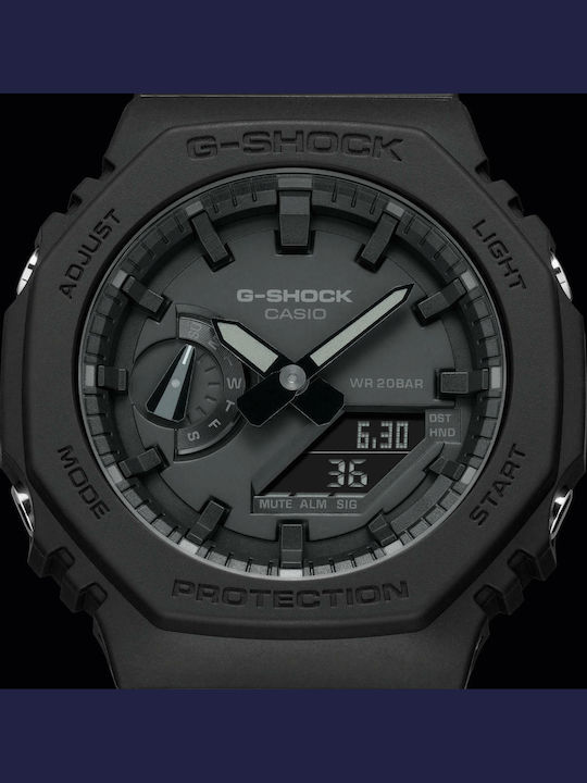 Casio G-Shock Analog/Digital Men's Watch 49mm Chronograph Battery with Black Rubber Strap