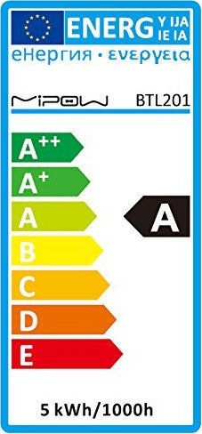 Mipow Smart Λάμπα Playbulb LED 5W για Ντουί E27 RGB 280lm Dimmable