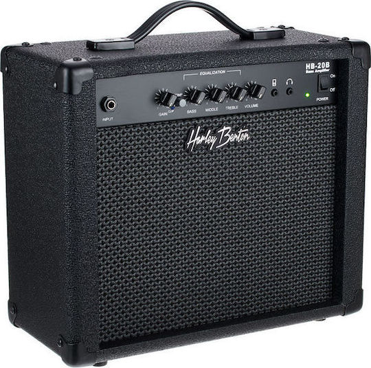 Harley Benton HB-20B Combo Ενισχυτής Ηλεκτρικού Μπάσου 1 x 8" 20W Μαύρος