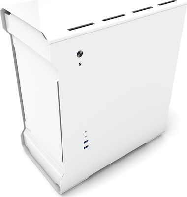Phanteks Enthoo Evolv mATX Midi Tower Κουτί Υπολογιστή με Πλαϊνό Παράθυρο Λευκό