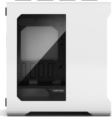 Phanteks Enthoo Evolv mATX Midi Tower Κουτί Υπολογιστή με Πλαϊνό Παράθυρο Λευκό