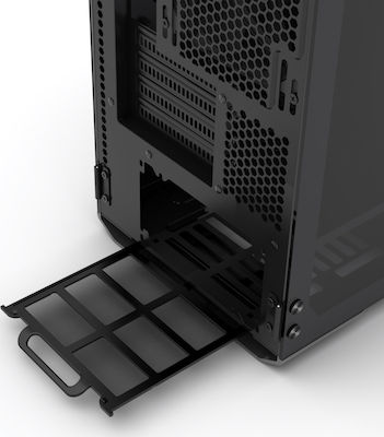 Phanteks Enthoo Evolv mATX Tempered Glass Gaming Mikro-Turm Computergehäuse mit RGB-Beleuchtung Gray