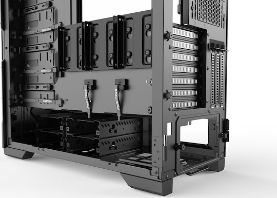 Phanteks Eclipse P600S Gaming Midi Tower Κουτί Υπολογιστή με Πλαϊνό Παράθυρο Μαύρο