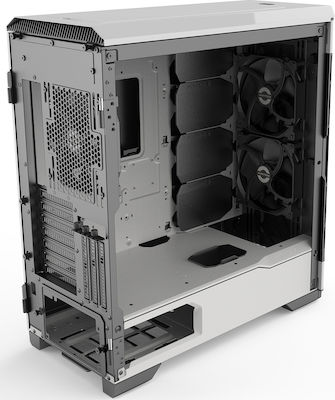 Phanteks Eclipse P600S Gaming Midi Tower Κουτί Υπολογιστή με Πλαϊνό Παράθυρο Λευκό