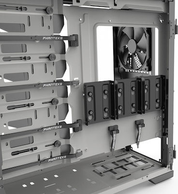 Phanteks Eclipse P600S Gaming Midi Tower Κουτί Υπολογιστή με Πλαϊνό Παράθυρο Λευκό