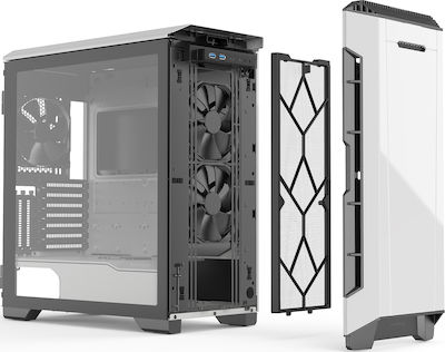 Phanteks Eclipse P600S Gaming Midi Tower Κουτί Υπολογιστή με Πλαϊνό Παράθυρο Λευκό