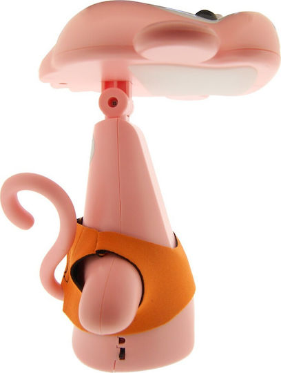 Spacecow Led Kids Decorative Lamp Monkey Pink
