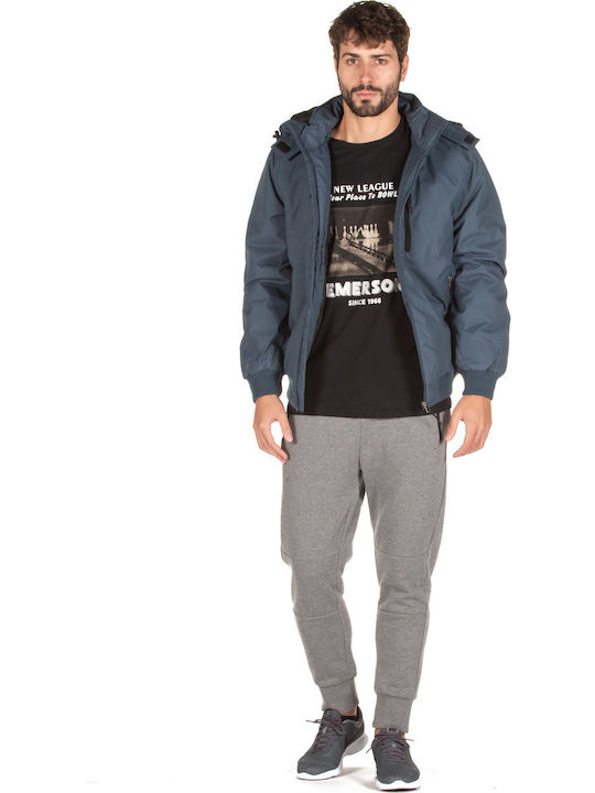 Winter Jacke Bomber Wasserdicht und Winddicht Marineblau