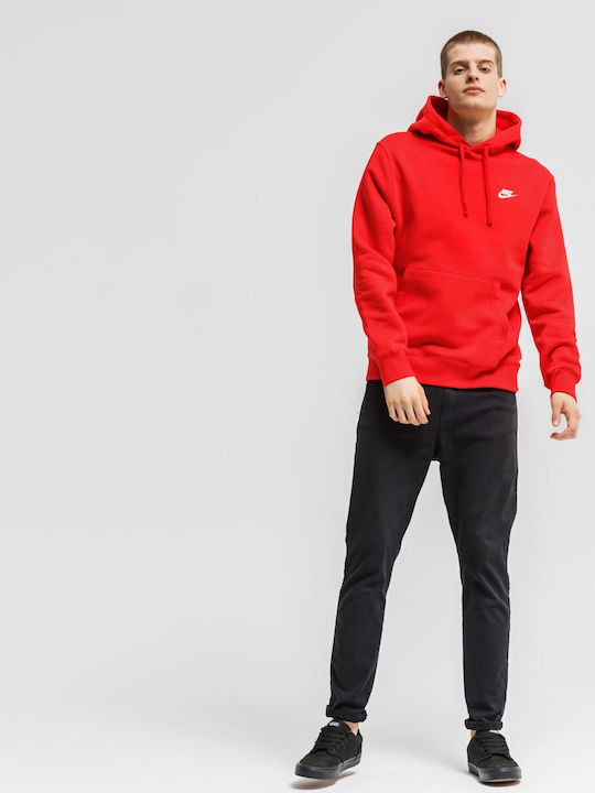 Club Sweatshirt mit Kapuze Rot