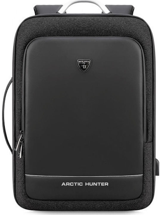 Arctic Hunter B00227 Αδιάβροχη Τσάντα Πλάτης για Laptop 17" σε Μαύρο χρώμα