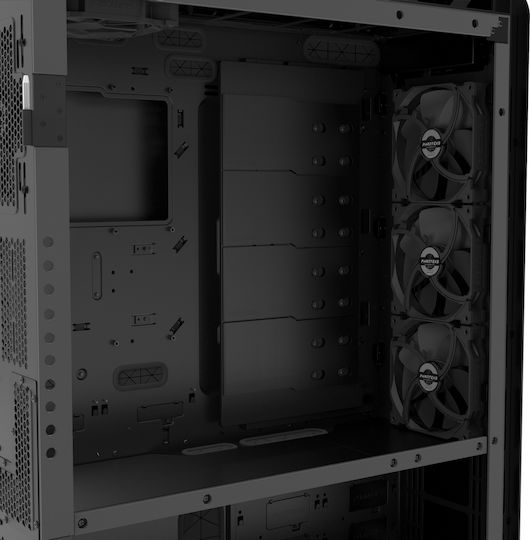 Phanteks Enthoo Elite Gaming Full Tower Κουτί Υπολογιστή με Πλαϊνό Παράθυρο και RGB Φωτισμό Μαύρο
