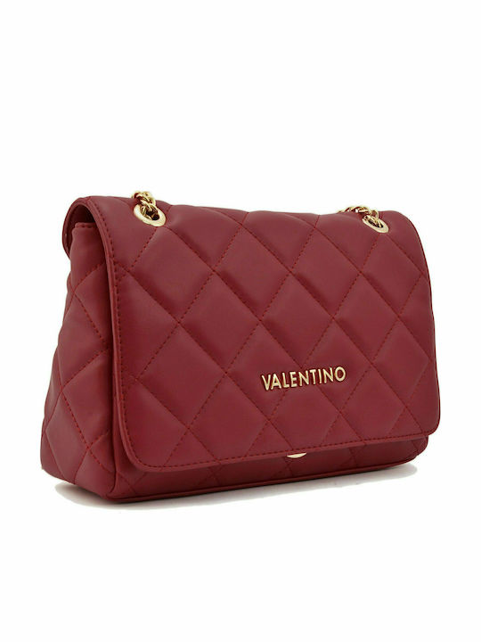 Valentino Bags VBS3KK02 Γυναικεία Flap Bag 'Ωμου Μπορντό