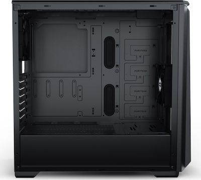 Phanteks Eclipse P400A Gaming Midi Tower Κουτί Υπολογιστή με Πλαϊνό Παράθυρο και RGB Φωτισμό Μαύρο
