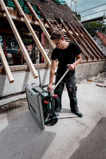 Metabo TS 36-18 LTX BL 254 Δισκοπρίονο Πάγκου Μπαταρίας με Δίσκο Κοπής Διαμέτρου 254mm & Ταχύτητα Κοπής 5000rpm