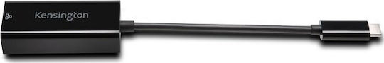 Kensington K33475WW USB-C Network Adapter with Wired Gigabit Ethernet Connection