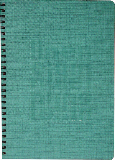 Neohart Spiral Caiet Cu dungi B5 90 de Foi 3 de Subiecte Linen 1buc (Culori diverse)
