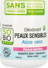So'Bio Etic Sensitive and Depilated Skin Aloe Vera Deodorant Roll-On 50ml