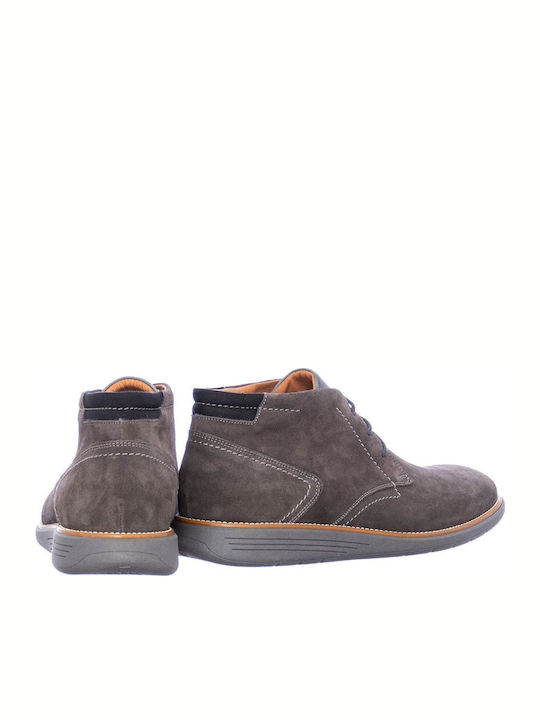 Wildleder Gray Herrenstiefel